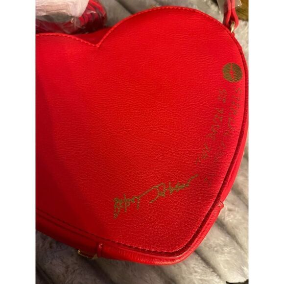 - Betsey johnson devil heart bling gems nwt kitsch crossbody - Picture 8 of 11